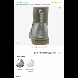Ugg Classic Mini Ii in Goat size 8